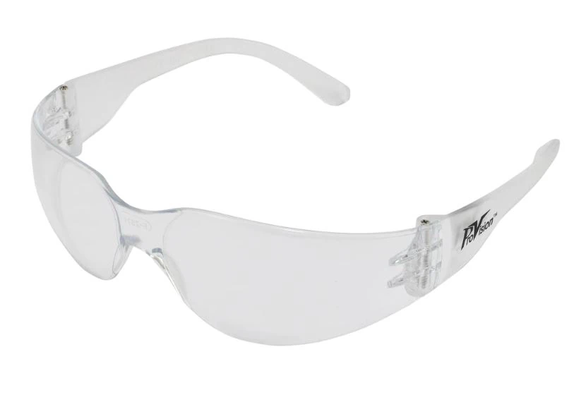 ProVision Mini Econo Wraps Safety Eyewear, Clear Frame/Clear Lens, 1/Pack, 3607C