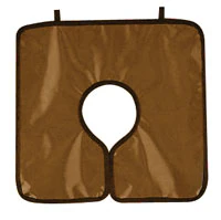 Cling Shield Lead-Free X-Ray Apron Panoramic Poncho, Adult, Beige, Vinyl, Without Collar, 0.3 mm, Each