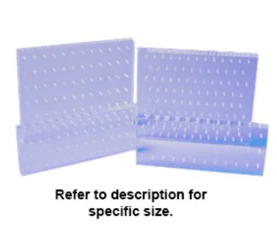 Palmero 72-Hole FG-Type Bur Block, Clear Plexiglass, Holds 72 Friction Grip Burs, Non-Autoclavable, 5" x 4" x 0.5", 1516DFG