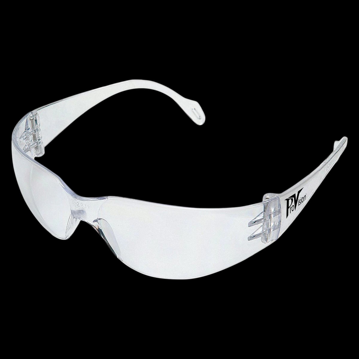 ProVision Econo Wraps Safety Eyewear, Clear Frame/Clear Lens, 1/Pk, 3601C