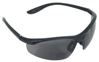 ProVision Kool Daddy Bifocal Safety Eyewear, 2.5 Diopter, Grey Lens, Black Frame, with Protective Sleeve