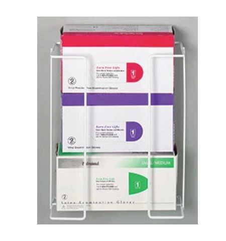 Palmero Hold-It Triple Glove Box Holder, Wall-Mountable, 12.25" x 4.5" x 15"