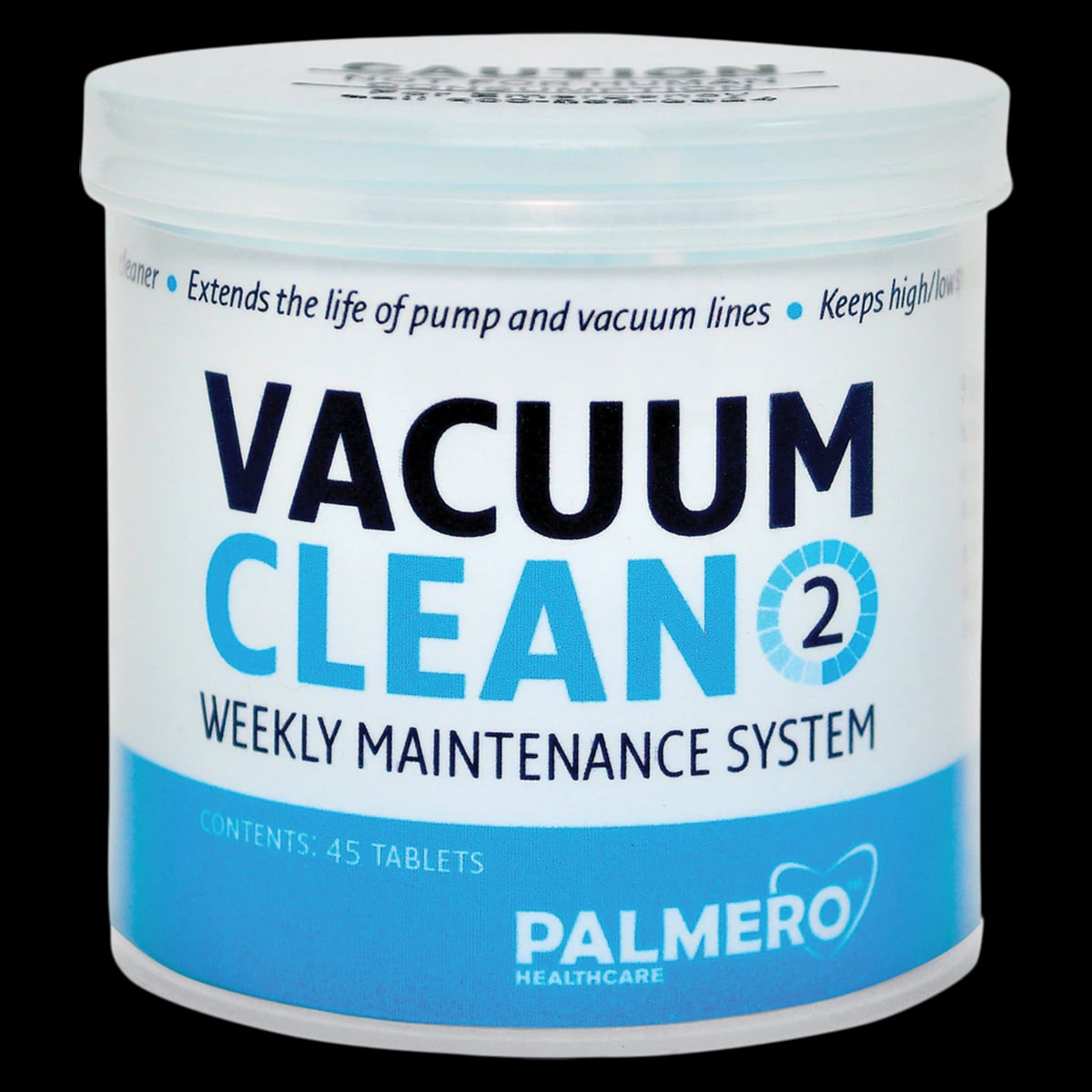 Palmero Vacuum Clean Evacuation System Maintenance Tablets, 45/Bottle, 3547