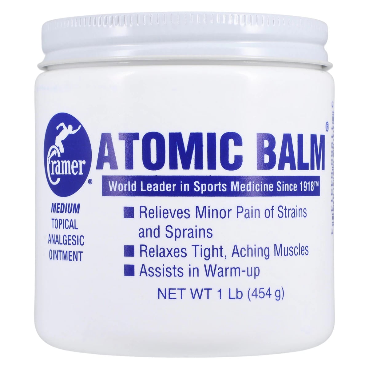 Atomic Balm Analgesic Topical Balm, 1 lb Jar, Performance Health Supply