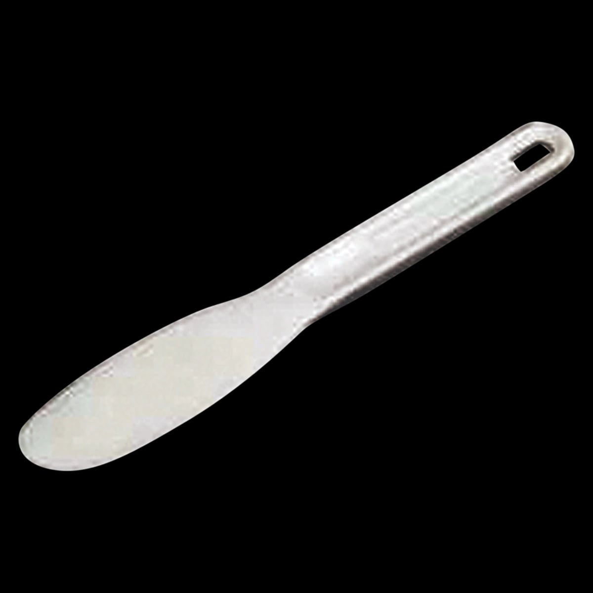 Palmero Straight Handle Alginate Spatula, Plastic, 7.5", White, 1/Pk, Ref 1519