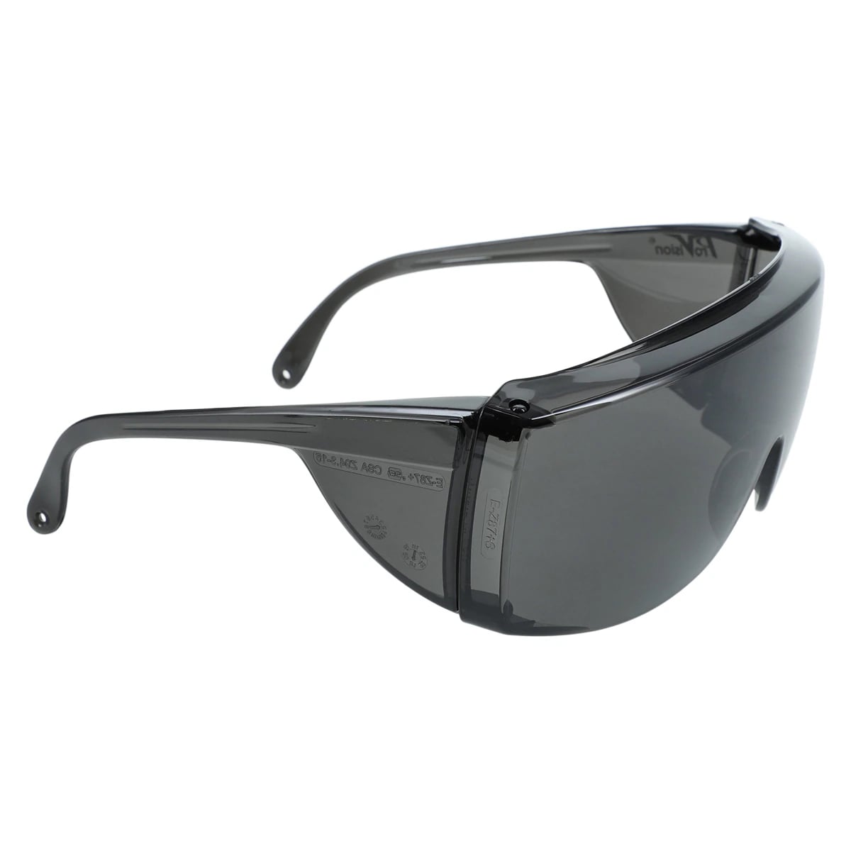 ProVision EyeSavers Safety Eyewear, Gray Frame/Gray Lens, Polycarbonate, UV Protection, ANSI Z87.1, 1 Each (3S-PHC)