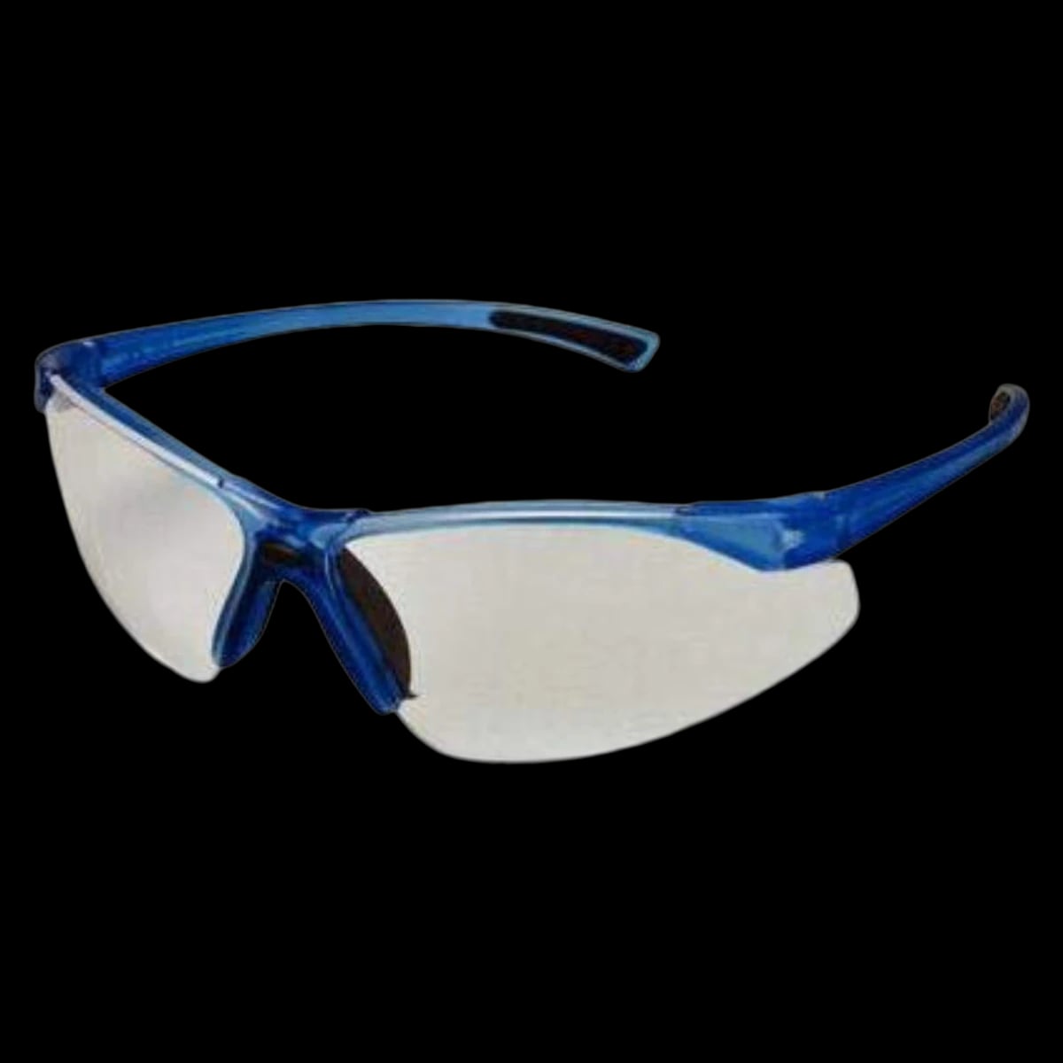 Tech Specs Safety Eyewear, Blue Frame, Clear Lens, 1/Pk, 3711C