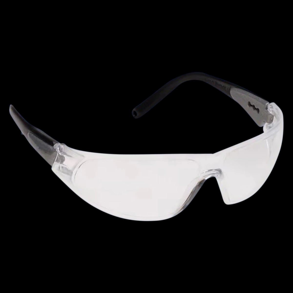 ProVision Contour Wraps Safety Eyewear, Black Frame, Clear Lens, Anti-Fog, Anti-Scratch, UV Protection, 1/Pk, 3553