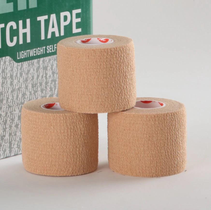 Eco-Flex Stretch Elastic Tape, 3" x 6 yd, Beige, Latex-Free, 16 Rolls/Case