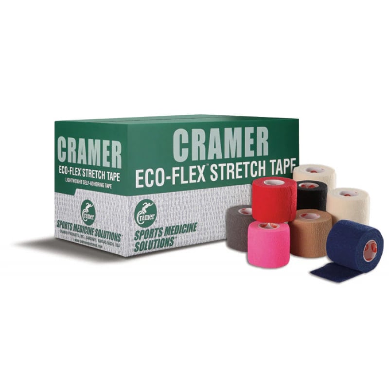 Eco-Flex Stretch Elastic Tape, 2" x 6 yd, Purple, Latex-Free, 24 Rolls/Case