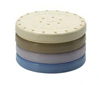 Kerr Magnetic Bur Block Round 24-Hole, Lilac, Polypropylene, Autoclavable, 31834DX