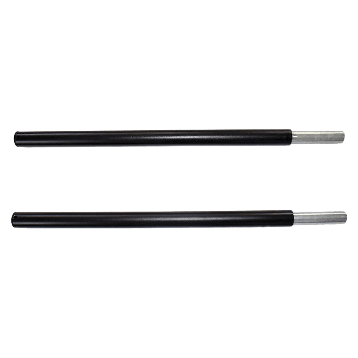 First Place Vertical Push Handle, Black Steel