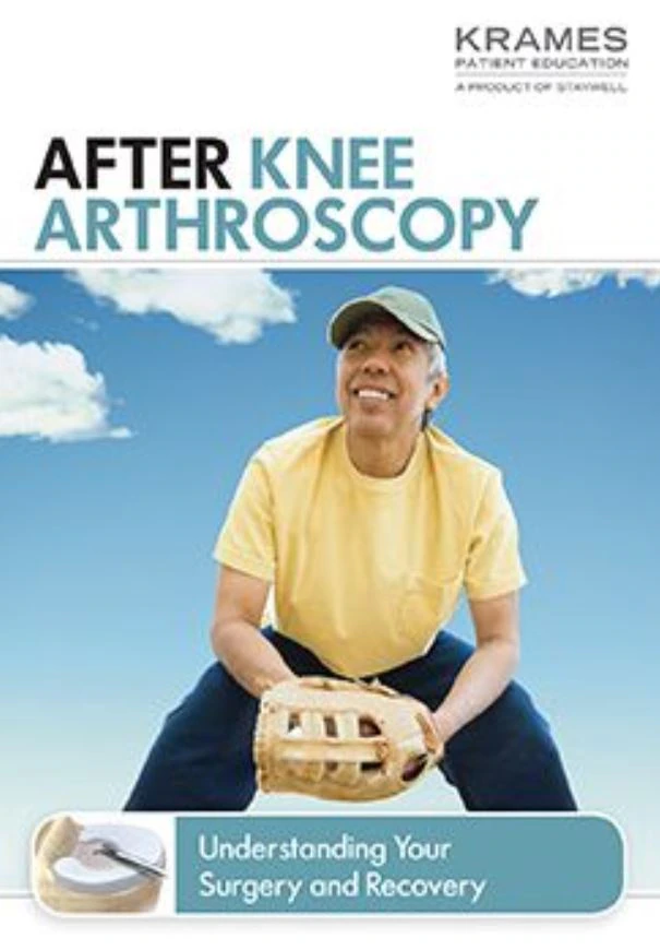 Krames Communications After Knee Arthroscopy Patient Education Booklet, English, Full Color, 16-Page, Each
