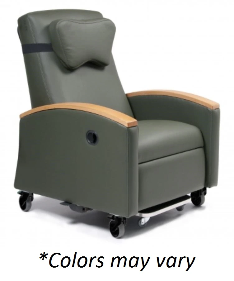 Lumex Ortho-Biotic II Recliner with Foam Upholstery, Warm Taupe, Each