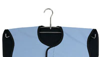 Panoramic X-Ray Apron Hanger with Swivel, Chrome-Plated Steel, 1/2" W x 22-1/4" L x 6-1/4" H, 31450DX