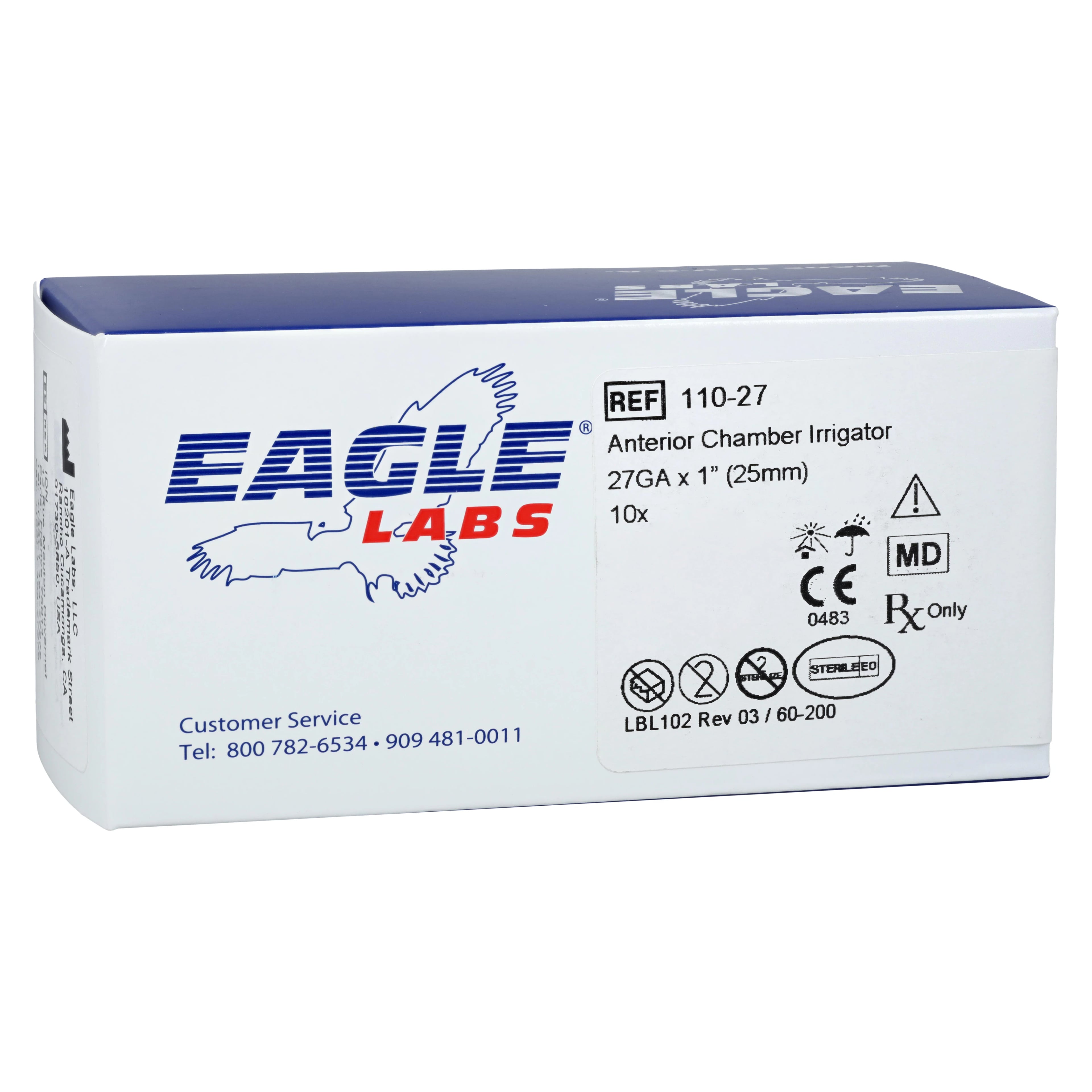 Summit Medical Anterior Chamber Irrigating Cannula, Angled 30 Degrees