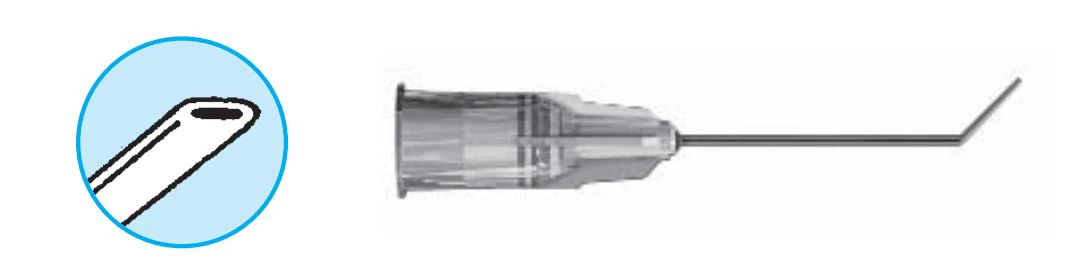 Summit Medical Anterior Chamber Cannula, 16G x 1", Flattened Tip