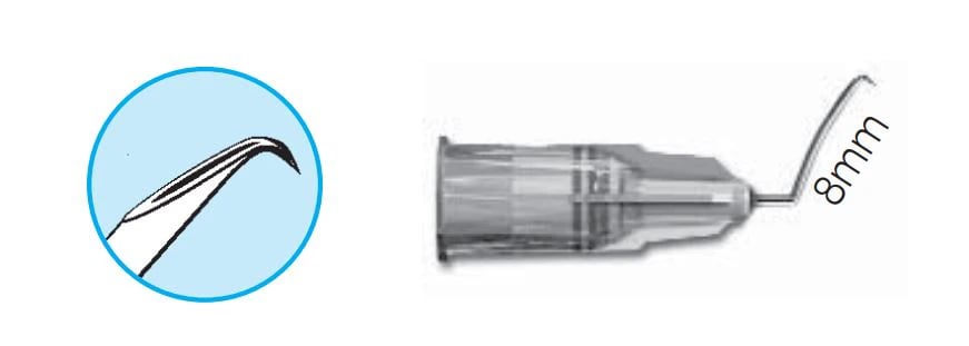 Summit Medical Inc Cannula Irrigating Cystotome, 8mm Formed Tip, 01KT0J0A19MV5Z9BA585SD13DZ