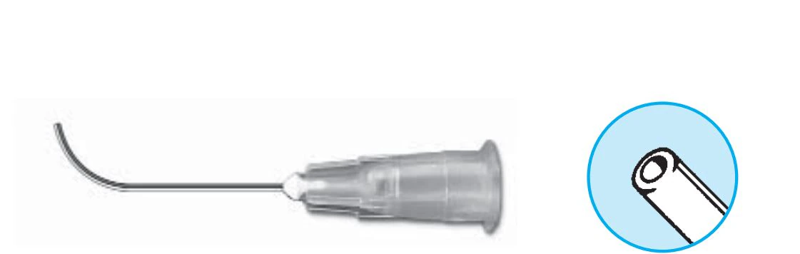 Summit Medical Hydrodissector Cannula, 75 Degree Curved/Round Tip