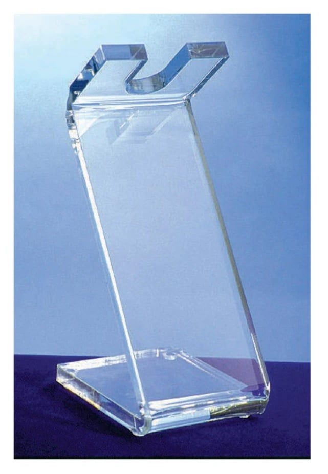 Fisher Scientific 1-Place Acrylic Pipette Stand, Clear, 6 x 5-1/2 x 9"