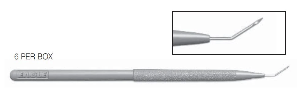 Summit Medical Sideport Knife, 1mm Double Bevel, Full Handle