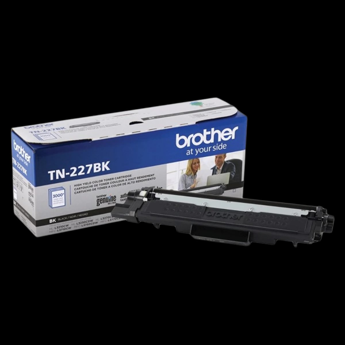 Brother TN-227BK High-Yield Black Toner Cartridge