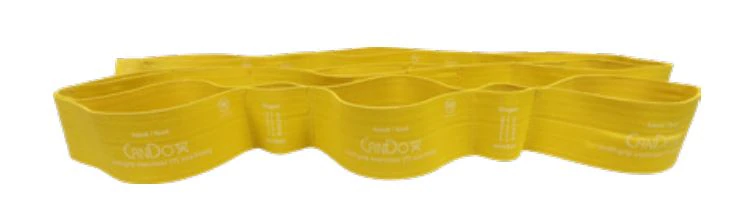 CanDo Multi Grip Exercise Resistance Band, Gold, 3X-Heavy