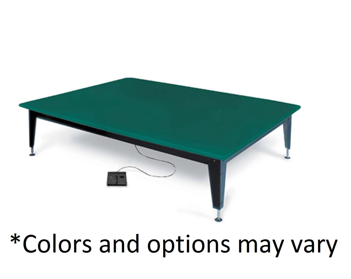 Hausmann Industries Bariatric Electric Platform Mat, Black, 750 lb Capacity