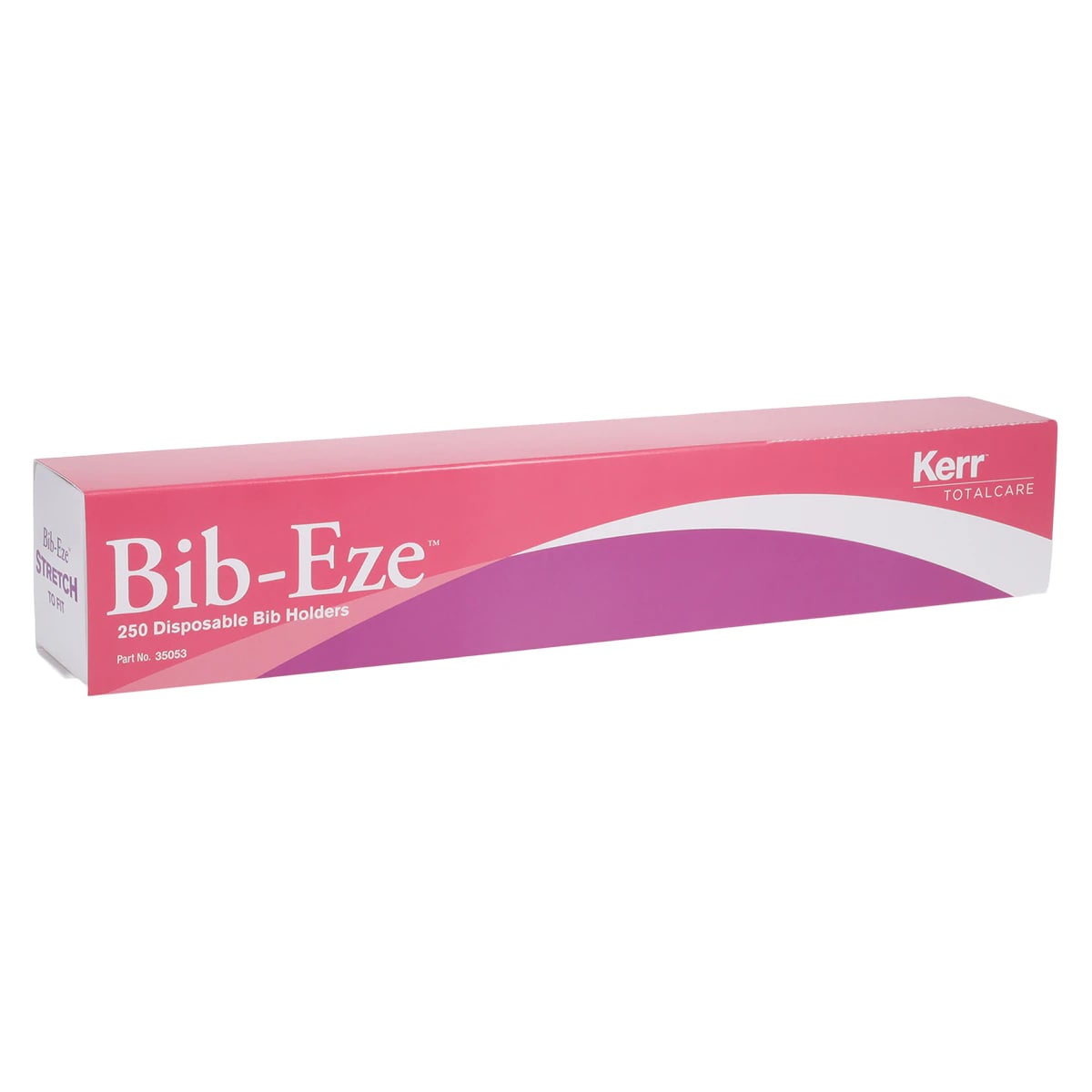 Bib-Eze Disposable Bib Holders, Adhesive, White, 250/Box, 35053