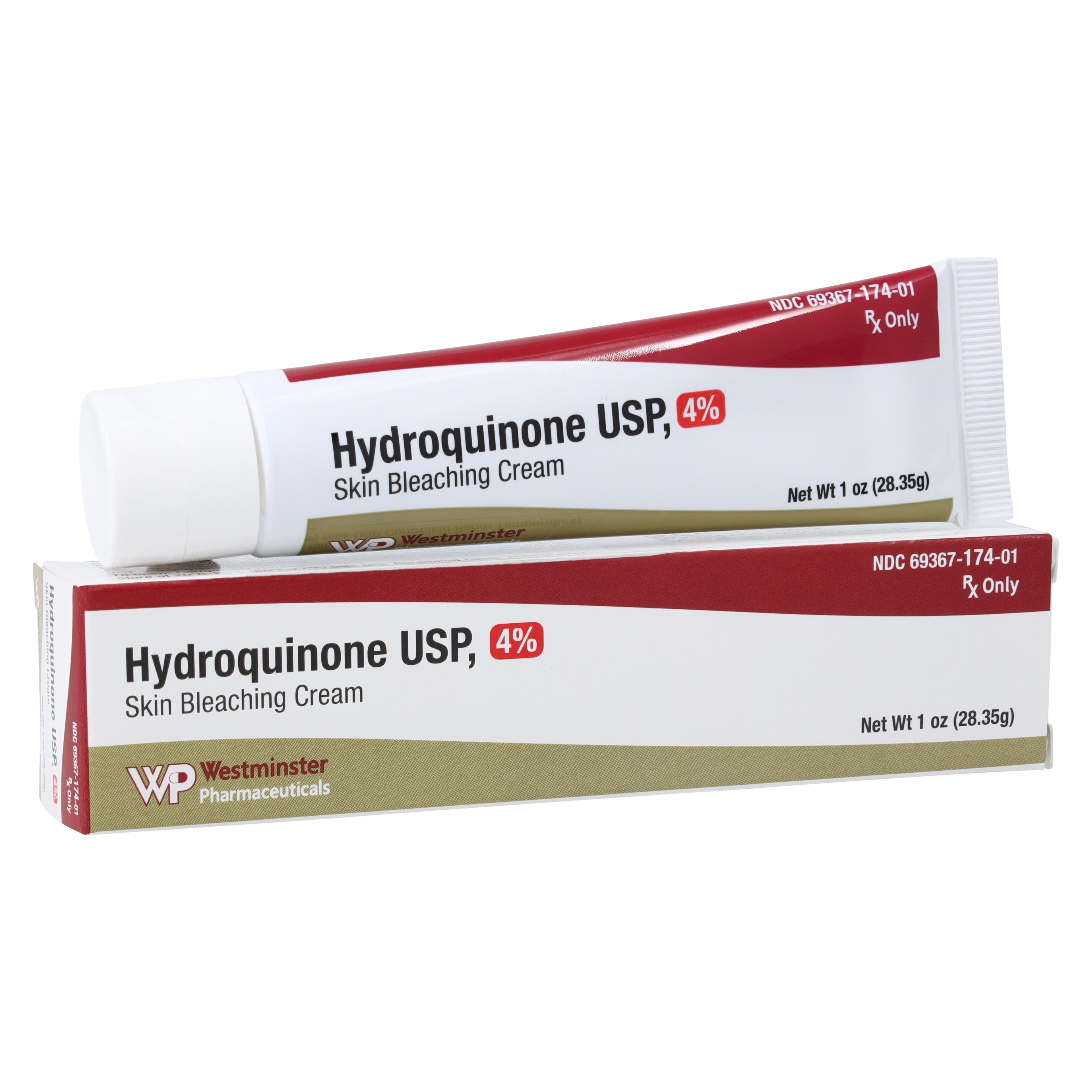 Hydroquinone Cream 4%, 1 oz Tube