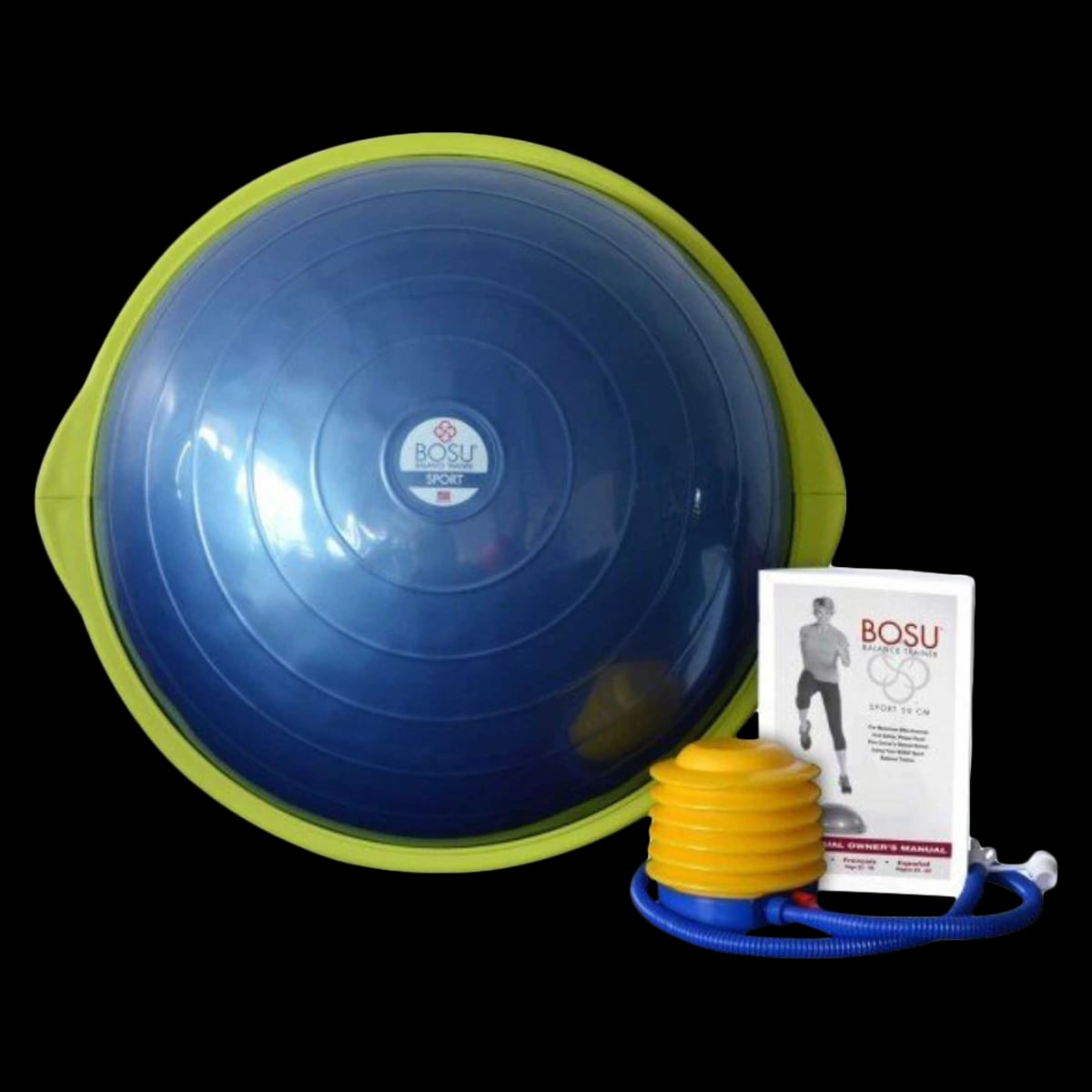 BOSU Sport Balance Trainer Flat Dome 22" Blue