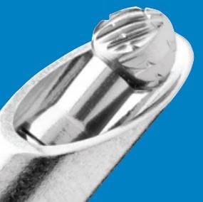 Conmed Linvatec Sterling Stainless Steel Spherical Bur, 4.5mm, Extended