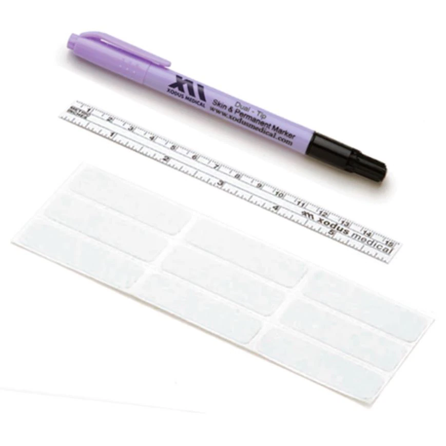 Xodus Medical Dual Tip Skin Marker, Gentian Violet, Sterile, Regular Tip