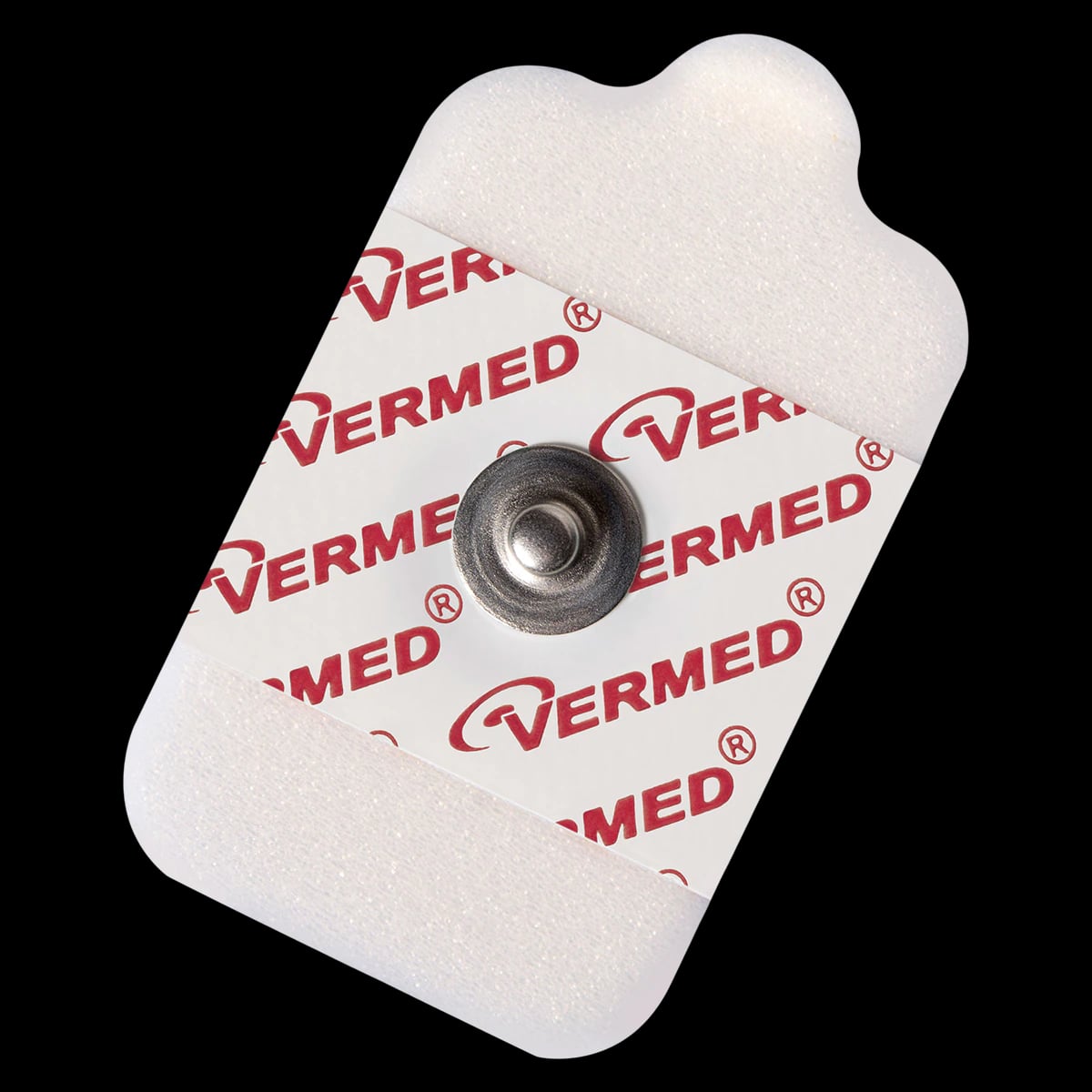 Vermed Performance Plus Stress Monitor Electrode, Rectangle, Foam, Adhesive, 600/Case