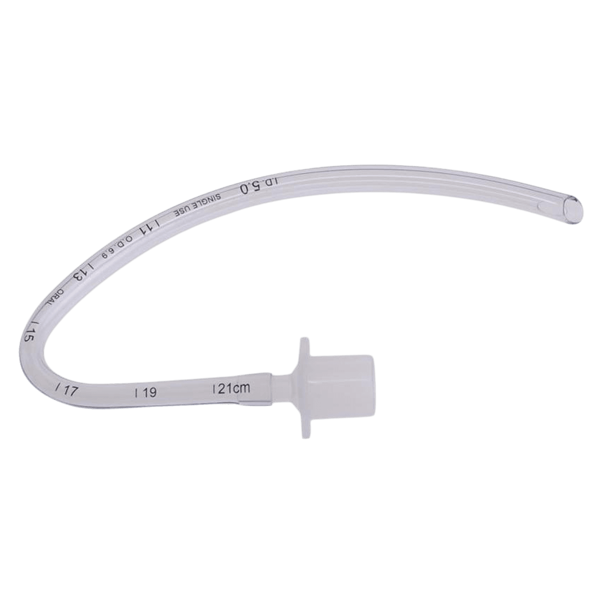 Medline Oral Curved Uncuffed Endotracheal Tube, 10/Box