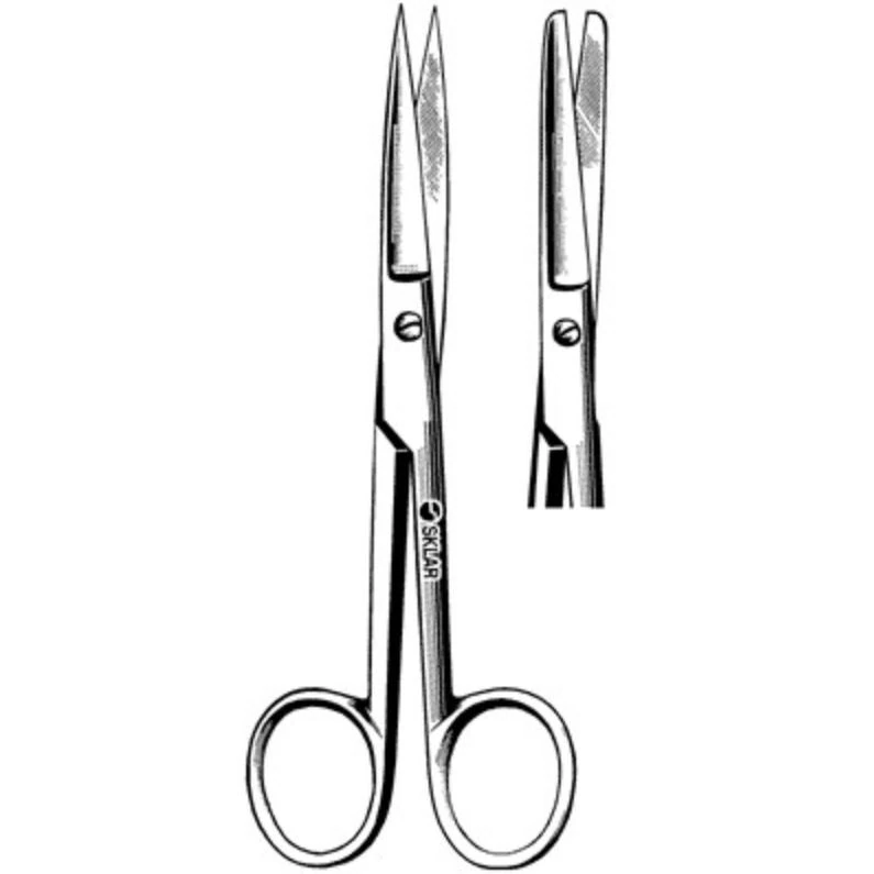 Sklar Operating Scissors, Straight, 4-1/2", Stainless Steel, Non-Sterile, Reusable, Each