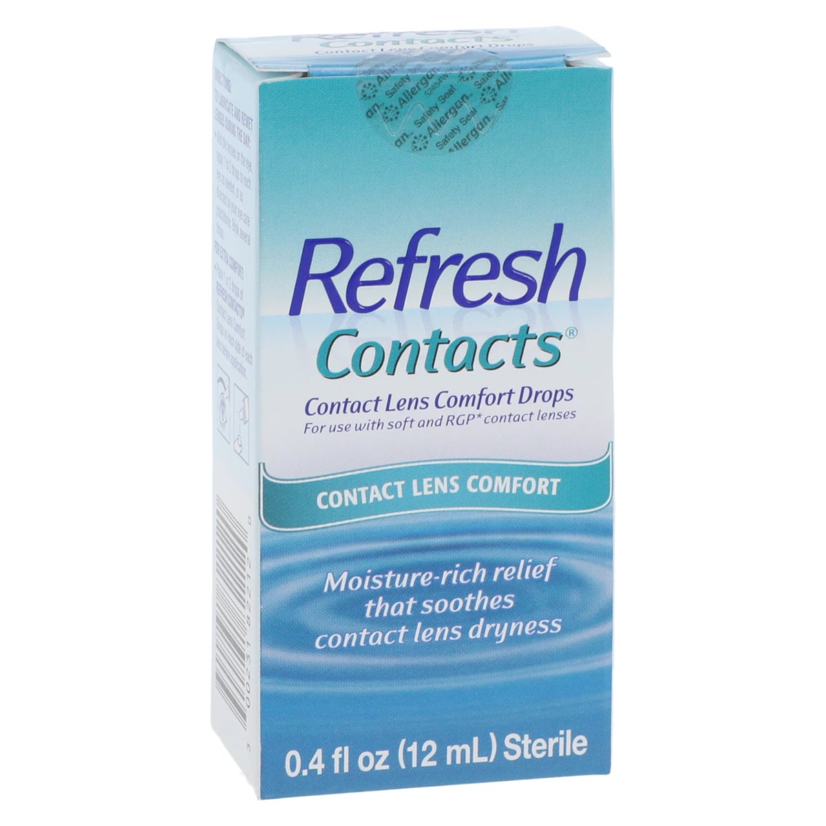 Refresh Contacts Comfort Drops Eye Lubricant, 12 mL/Bottle