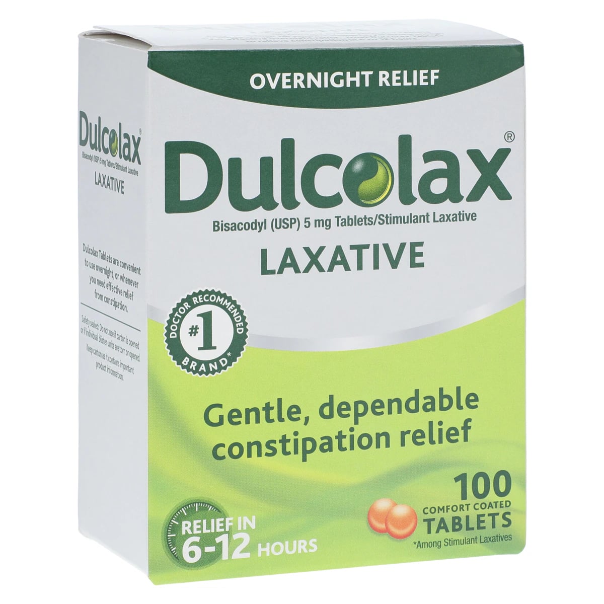 Dulcolax Tablets, 5mg, Non-Regulated, 100/Box