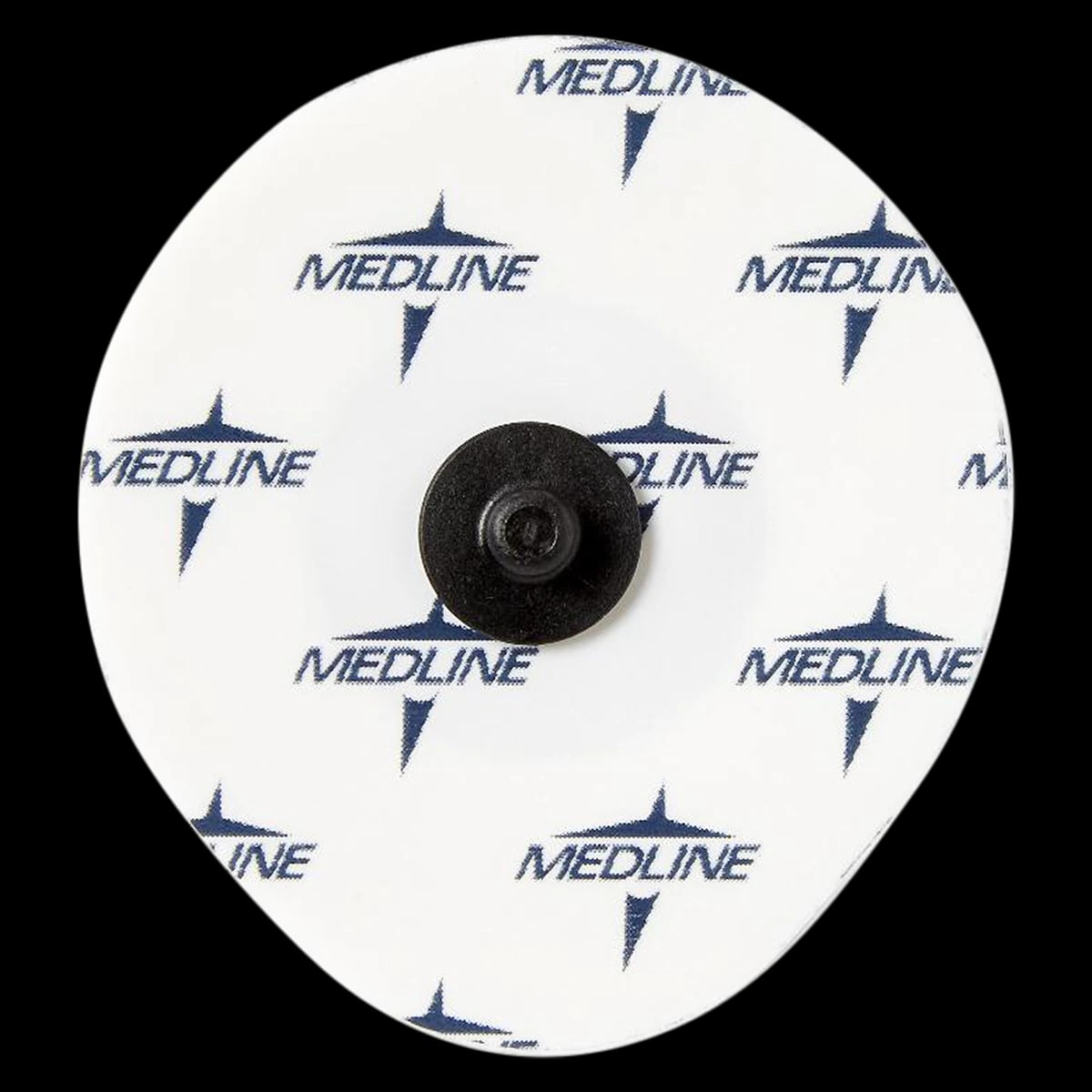 MedGel Radiotranslucent Stress Test Electrode, Teardrop, Adhesive Gel/Foam, Perforated Strip, White, 1000/Ct