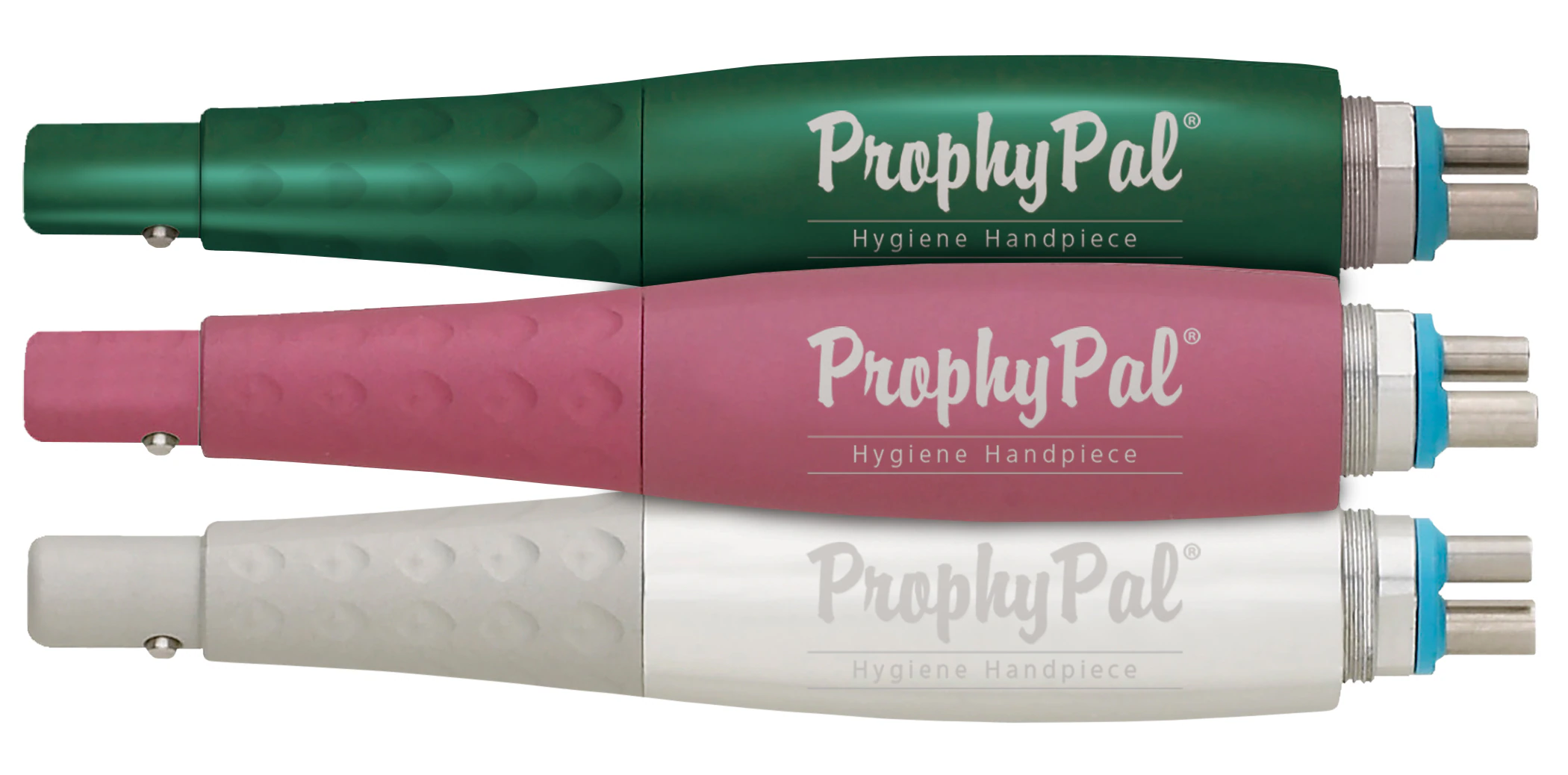 Denticator ProphyPal Hygiene Handpiece Variety 3-Pack, 5,000 RPM, 360° Swivel, 4-Hole, 753003