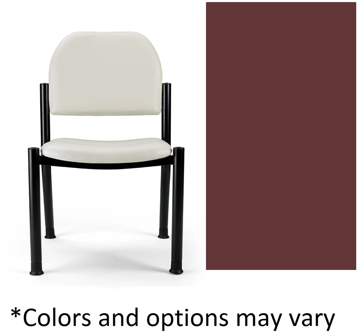 Midmark 280 Basic UF Side Chair, Cranberry