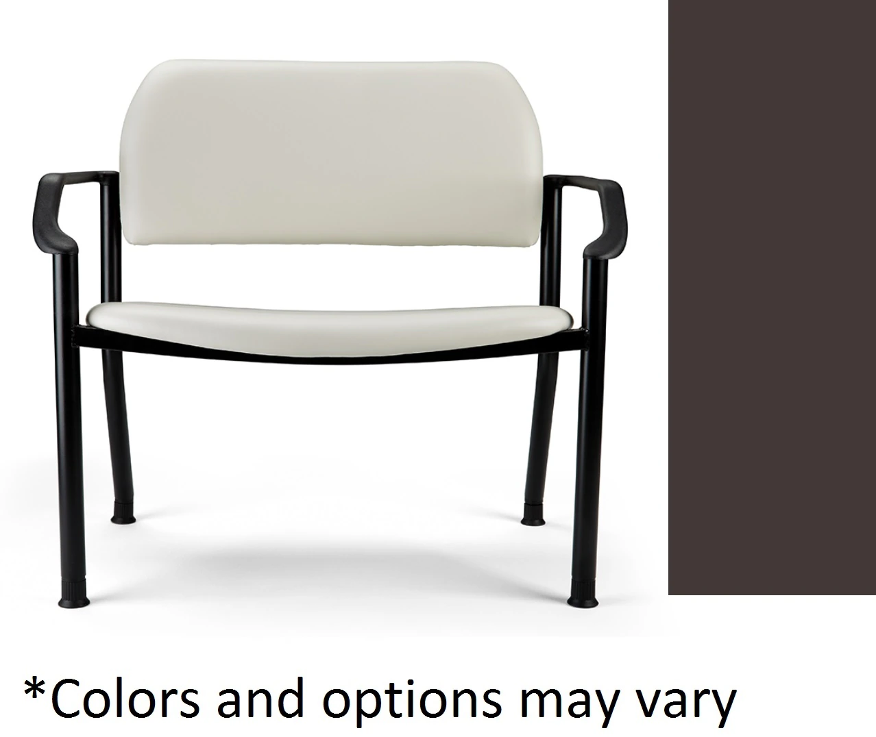 Midmark 282 Bariatric Chair with Arms, Deep Earth, 282 Series Side Chair