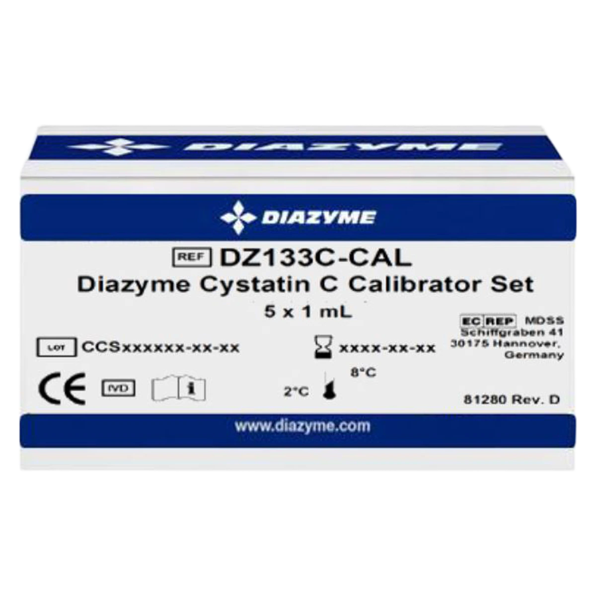 Diazyme Cystatin C Calibrator, 5 x 1 mL