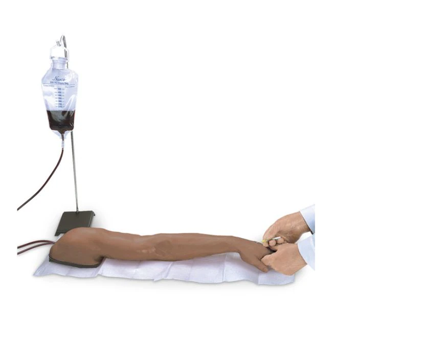 Life/form Venipuncture and Injection Training Arm Model, Medium, with Simulated Blood and Carry Case