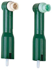 Denticator Original Green Disposable Prophy Angle, Soft Green Cup, 4-Web, Latex-Free, 500/Box, 501350