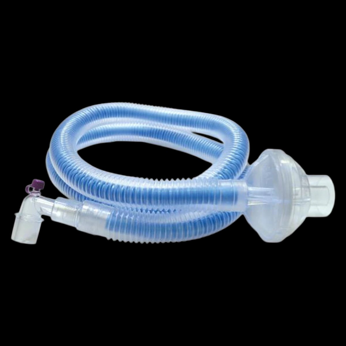 Ambu PedF2 Coaxial Breathing Circuit Kit, Pediatric, With Filter, Sample Port Elbow, 1L Purple Latex-Free Breathing Bag, 30/Case