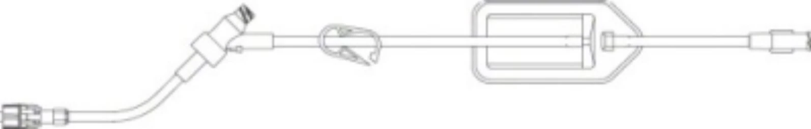 B. Braun Extension Set IV w/CareSite, 1.2 Micron Filter, 16", Spin-Lock Connector, Non-DEHP, Sterile, 50/Case