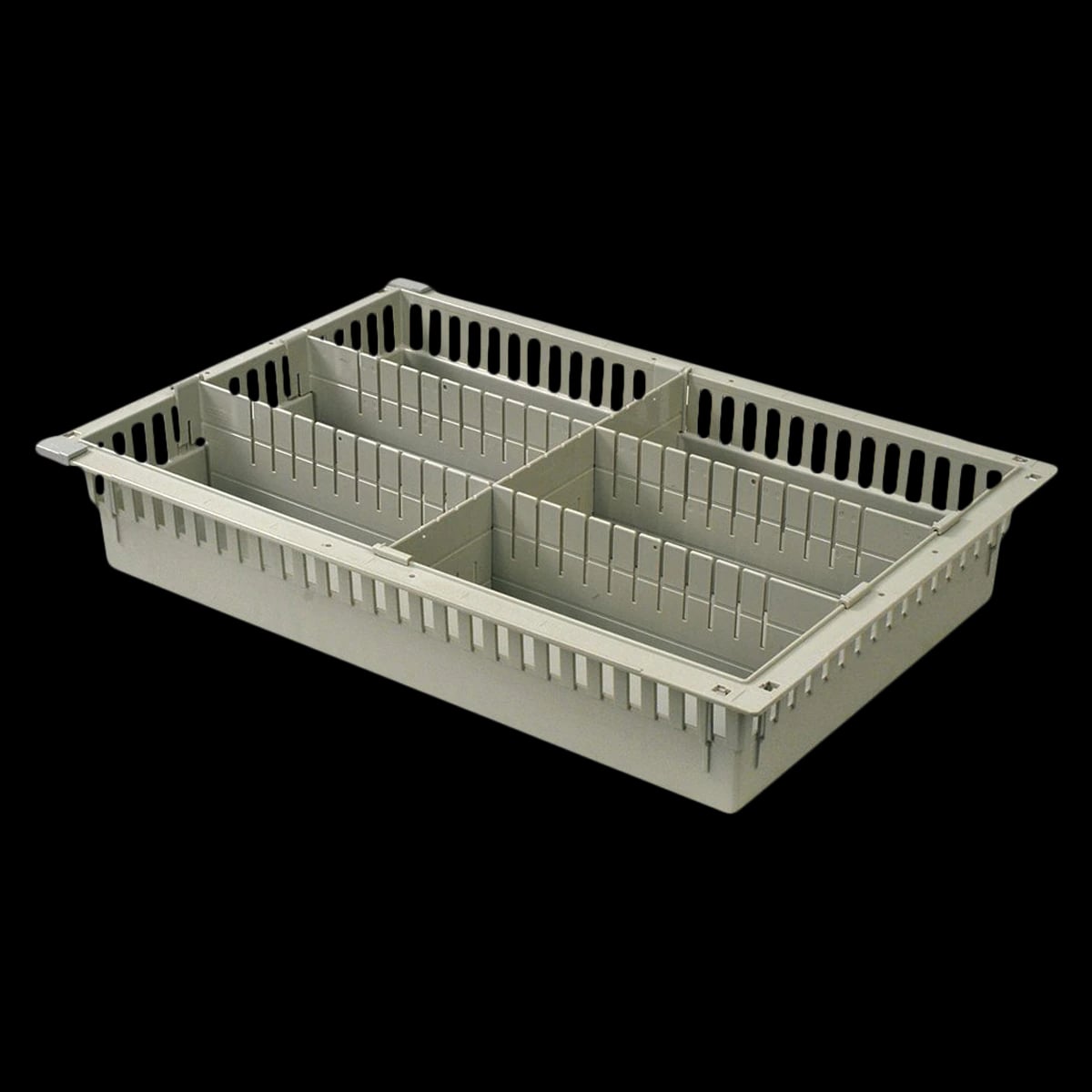 Harloff Manufacturing Storage Tray with 2 Long and 1 Short Divider