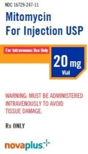 Nova+ Mitomycin Injection 20mg/Vial Powder SDV 10/Package, 01KT0J08F2WMZN3P3QHH34NQ9N