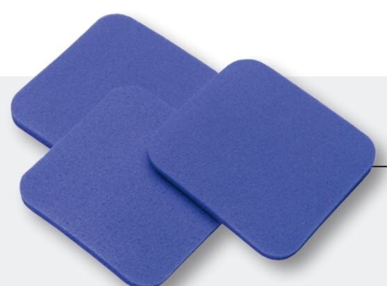 Hydrofera Blue TRANSFER Polyurethane Foam Wound Dressing, 8x8", Sterile, Blue, Absorbent, Latex-Free